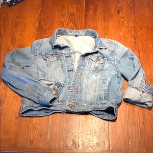 American Eagle cropped denim jacket